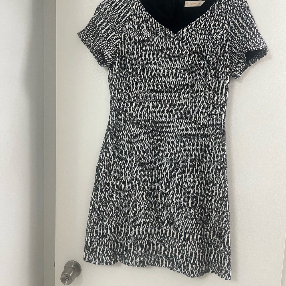 Tory Burch Black and White Mini Dress